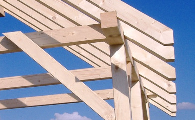 Detail konstrukce multifunkčního domku